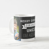 Oncle Christmas Mug de photo faite sur commande de (Devant gauche)