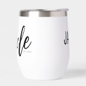 Oncle Est Personnalisé. Typographie de script de b (Gauche)