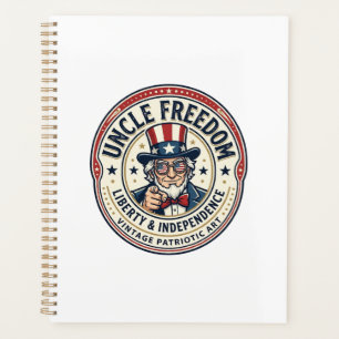 Oncle Freedom Patriotique Oncle Sam Personnage Fon