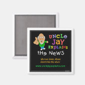 Oncle Jay explique - Magnet (Recto/Verso)