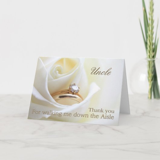 Oncle Merci de me faire descendre Aisle (Devant)