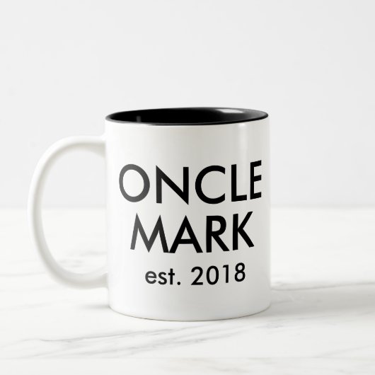 Oncle Mug | cadeau de naissance (Gauche)
