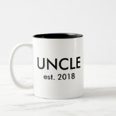 Oncle Mug | Nouveau cadeau de Faire-part bébé gros (Gauche)