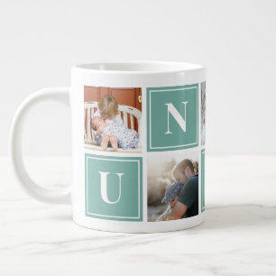 Oncle Photo Collage Personnalisé Giant Coffee Mug