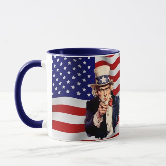 Oncle Sam 1 Mug (Gauche)