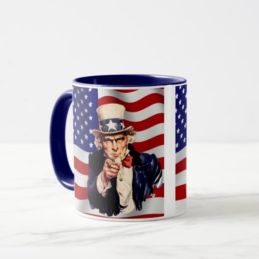 Oncle Sam 1 Mug (Devant gauche)
