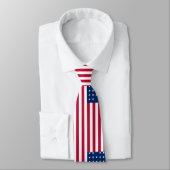 Oncle Sam - cravate de drapeau des Etats-Unis (Attaché)