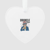 Oncle Sam drôle de conception vectorielle de bière (devant)