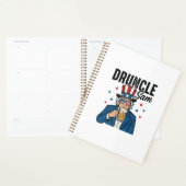 Oncle Sam drôle de conception vectorielle de bière (Devant avec enveloppe)