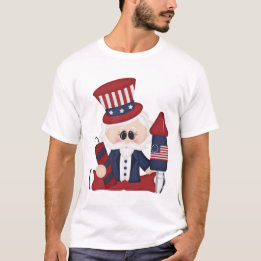 Oncle Sam Juillet Quatrième T-shirt patriotique