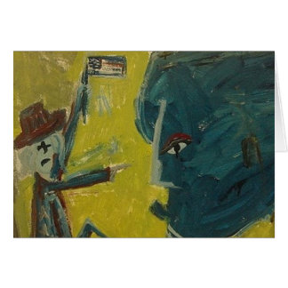 ONCLE SAM POINTER À UNE TEMPÊTE BLEUE