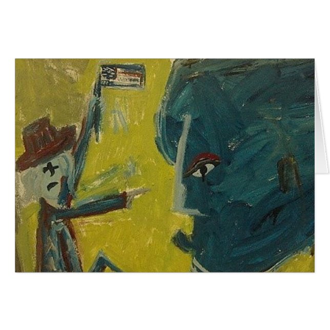 ONCLE SAM POINTER À UNE TEMPÊTE BLEUE (Devant horizontal)