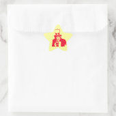 Oncle Sam (rouge) sur les autocollants (Sac)