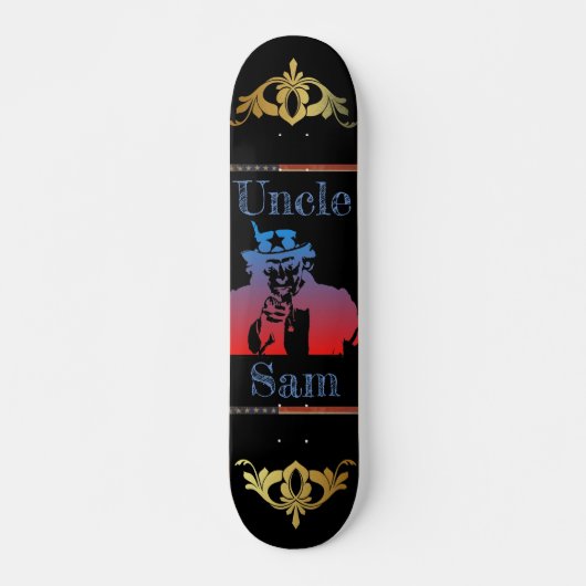 Oncle Sam Skateboard (Devant)