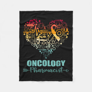 Oncologie Apotheker Hart Grappig  Oncologie Fleece Deken