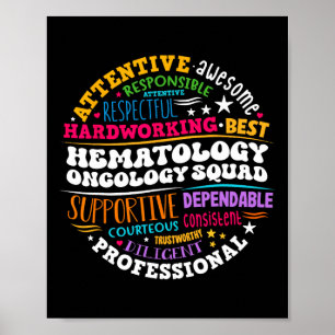 Oncologie Hematologie Verpleegkundige Team Kinder Poster