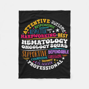 Oncologie Hematologie Verpleegster Team Pediatrisc Fleece Deken
