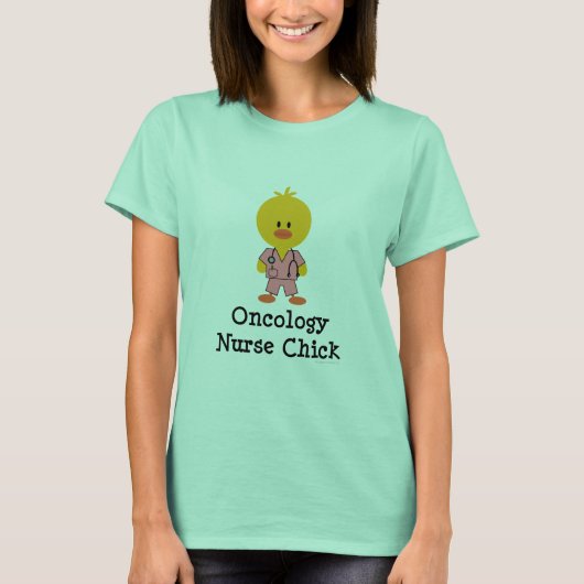 Oncologie Infirmière Chick Ringer T-shirt (Devant)