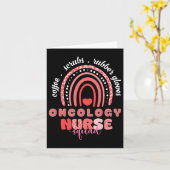 Oncologie Verpleegster Squad Regenboog Luipaard Ve Kaart (Gele Bloem)