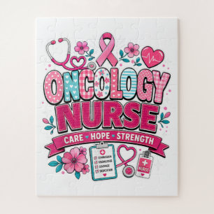 Oncologieverpleegster Borstkankerbewustzijn Legpuzzel