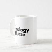 Oncologisch verpleegkundige koffiemok (Voorkant links)