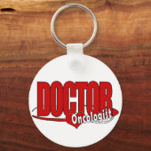 ONCOLOGIST LOGO GROTE RODE ARTS SLEUTELHANGER (Voorkant)