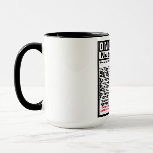 Oncologiste Docteur Funny Éléments nutritifs Mug (Gauche)