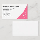 Oncologiste Médicale Cancer Cartes de visite Médic (Devant / Derrière)