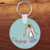 Oncology Nurse Angel Sleutelhanger (Voorkant)