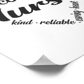 Oncology Nurse Heart Word Cloud Poster (Hoek)