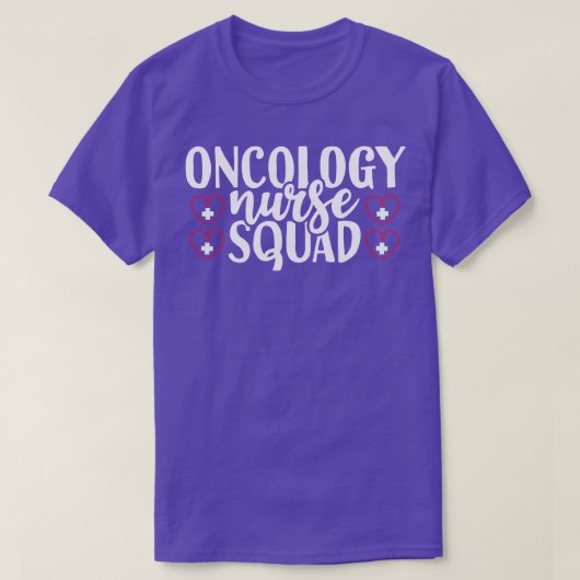 Oncology Nurse Squad T-shirt (Design voorkant)