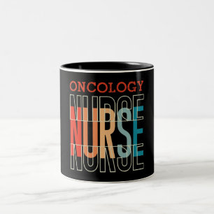 Oncology Nurse Tweekleurige Koffiemok