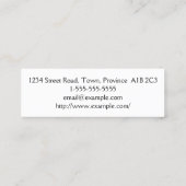 oncoloog Visitekaartje (Achterkant)