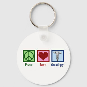 Oncoloog Vrede Liefde Oncologie Kantoor Sleutelhanger