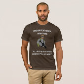 ONCONVENTIONELE WAARSCHUWING T-SHIRT (Voorkant volledig)
