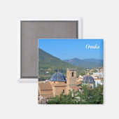 Onda stad in Spanje Magneet (Voorkant / Achterkant)