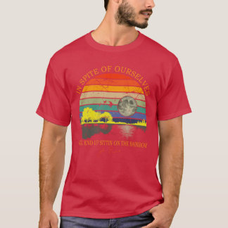 Ondanks onszelf zullen we uiteindelijk regenboog z t-shirt