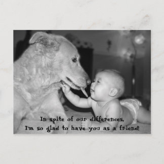 Ondanks onze verschillen ben ik zo... briefkaart