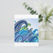 Ondas do Mar Briefkaart (Staand voorkant)
