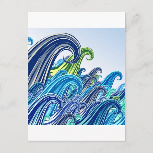 Ondas do Mar Briefkaart (Voorkant)
