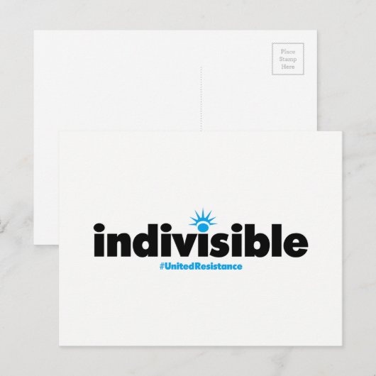 Ondeelbaar Briefkaart (Voorkant / Achterkant)