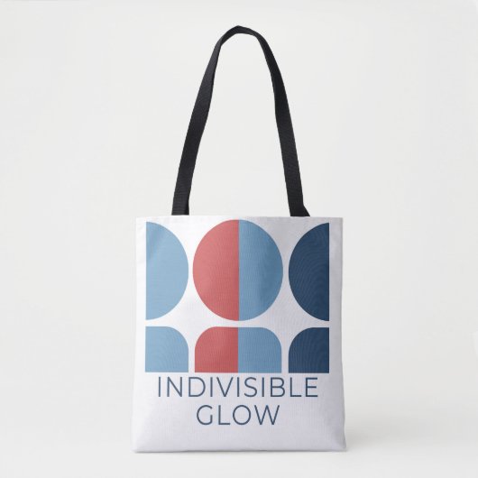 Ondeelbare GLOW Group WITTE CANVAS TAS (Voorkant)