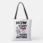 Ondeelbare GLOW Group WITTE CANVAS TAS (Achterkant)