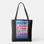 Ondeelbare GLOW met PRIDE CANVAS TAS (Achterkant)