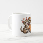 Ondelbare poten koffiemok (Voorkant links)