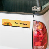 Onder Afrikaanse lucht: Africa Sunset Bumpersticker (Op Truck)