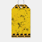 Onder Bouw Graafmachine Verjaardag Bedankt Cadeaulabel (Achterkant)