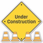 Onder Bouwnijverheid met Conen Sticker (Voorkant)