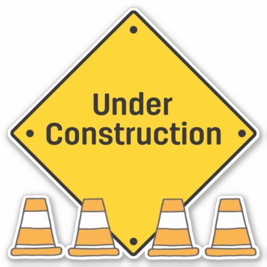 Onder Bouwnijverheid met Conen Sticker (Voorkant)