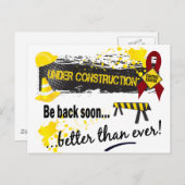 Onder Bouwomstandigheden multipel myeloom Briefkaart (Voorkant / Achterkant)